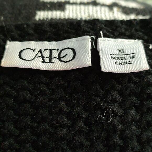 Cato Faux Fur  open front cardigan vest  Sz XL - Picture 5 of 5